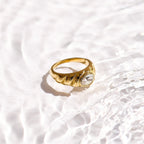 Oval Stone Dome Ring