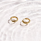 Smooth Curve Hoop Earrings