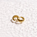 Teardrop Small Curve Hoop Earrings