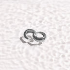 Teardrop Small Curve Hoop Earrings