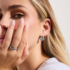 Teardrop Small Curve Hoop Earrings