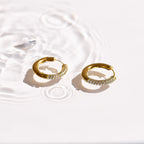 Crystal Pave Statement Hoops