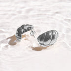 Twist Shell Dome Earrings