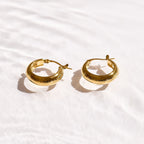 Chunky Dome Hoop Earrings