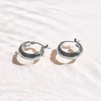 Chunky Dome Hoop Earrings