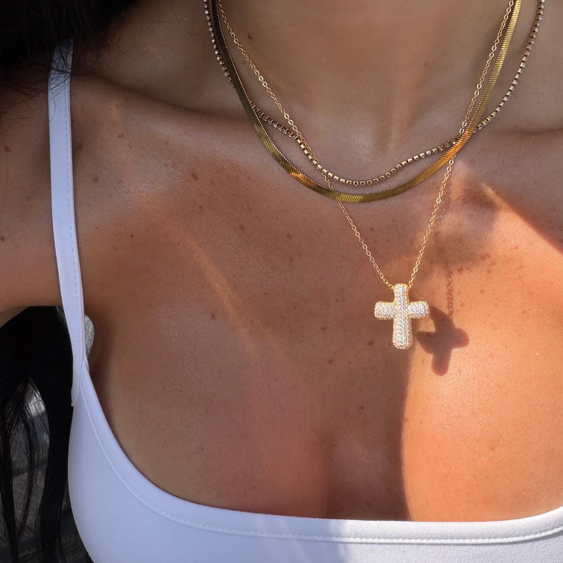 Forever Blessed Cross Necklace