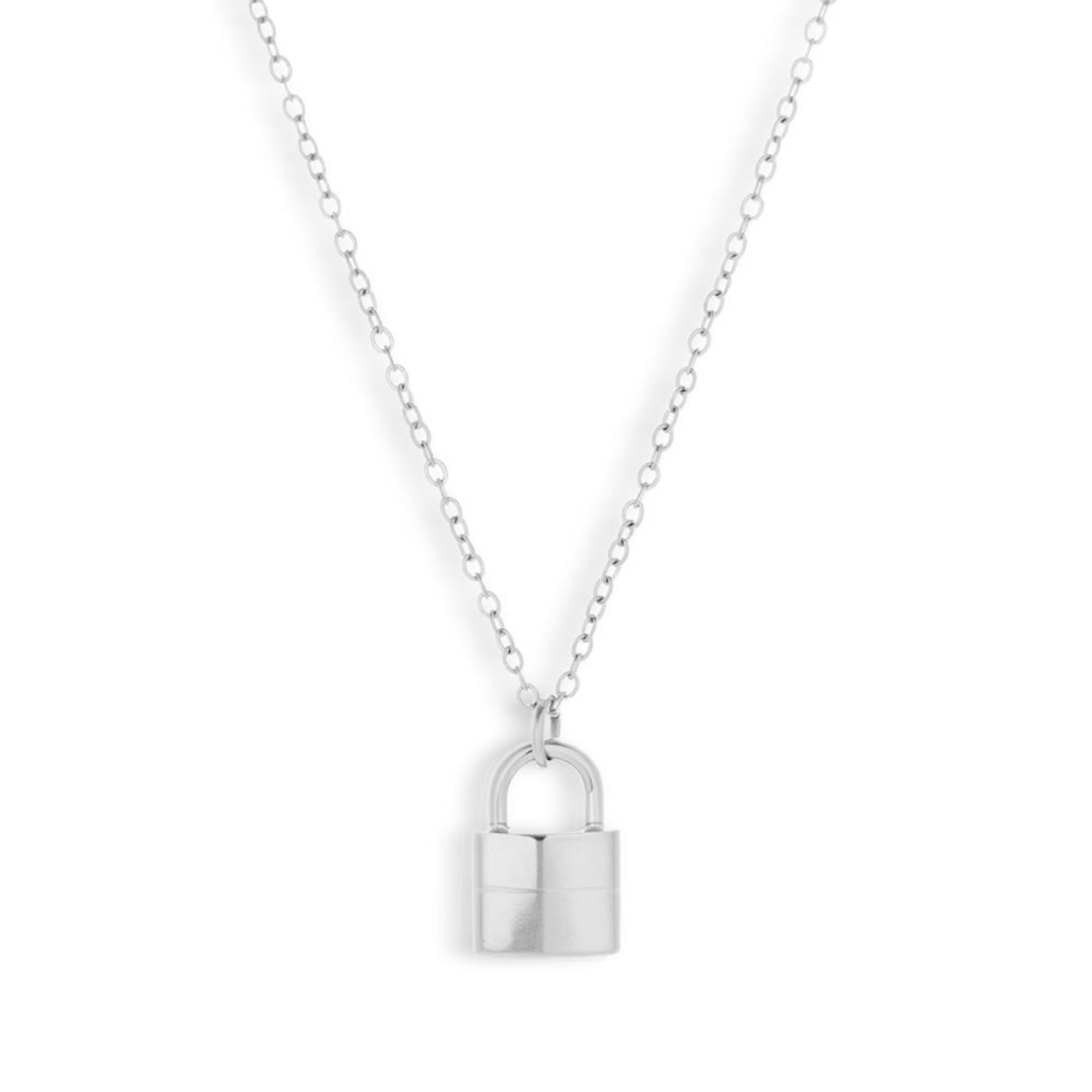 Lock Pendant Necklace - EVRYJEWELS