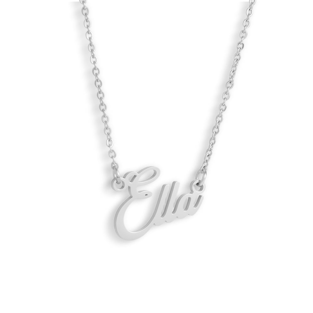 Custom/Personalized Nameplate Cable Necklace - EVRYJEWELS