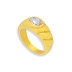 Oval Stone Dome Ring - EVRYJEWELS