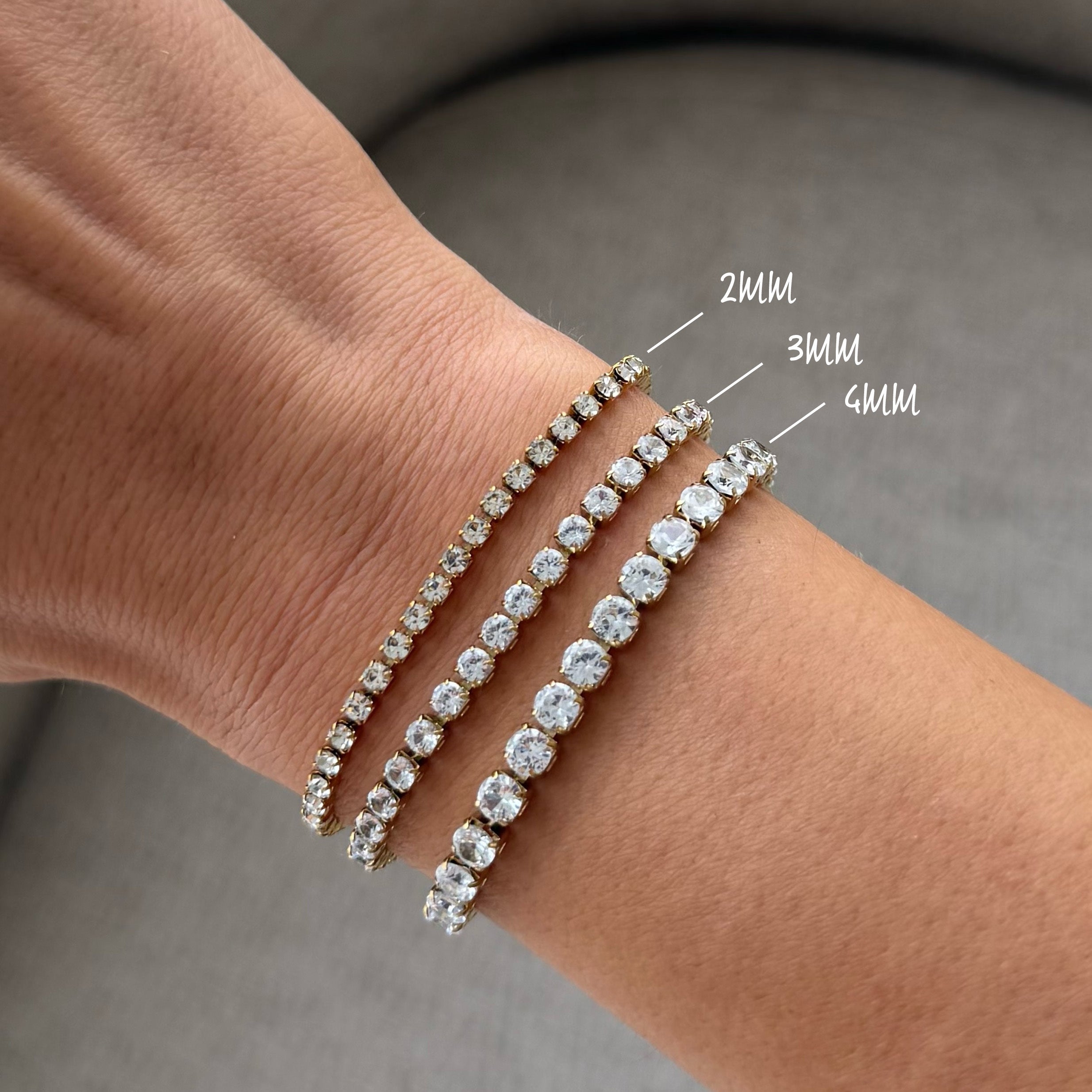 Champagne Tennis Bracelet - EVRYJEWELS
