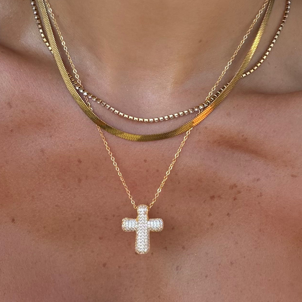 Forever Blessed Cross Necklace