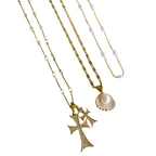 It Girl 3 Piece Necklace Bundle | Double Cross Me, Lover Girl & Meribella Necklace
