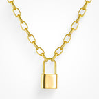 Keep Me Lock Necklace - EVRYJEWELS