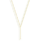 Sweet Pearl Lariat Necklace