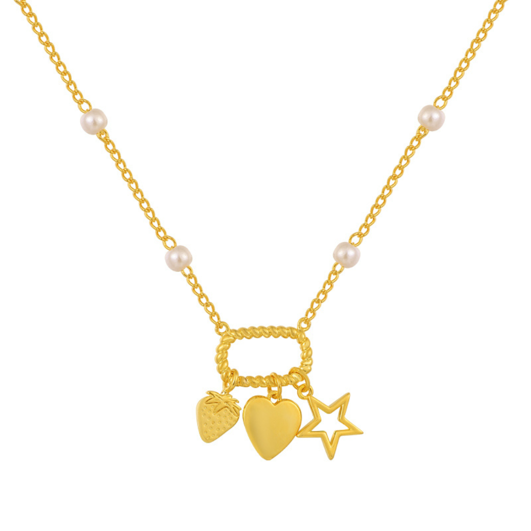 Sweet Strawberry Necklace - EVRYJEWELS