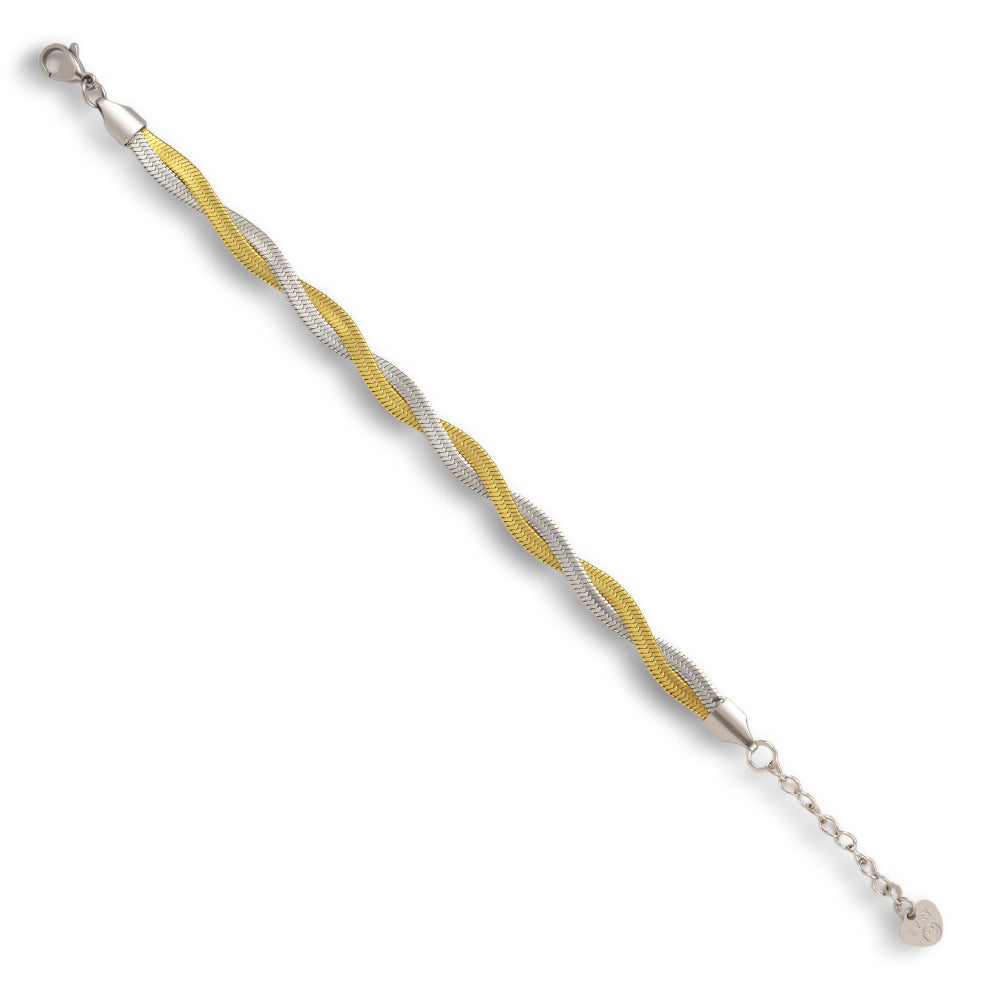 Two-Tone Medusa Bracelet