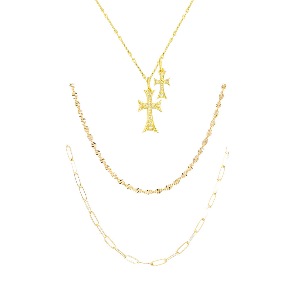 Evry Day Bundle : 3 Piece Necklace Bundle - EVRYJEWELS