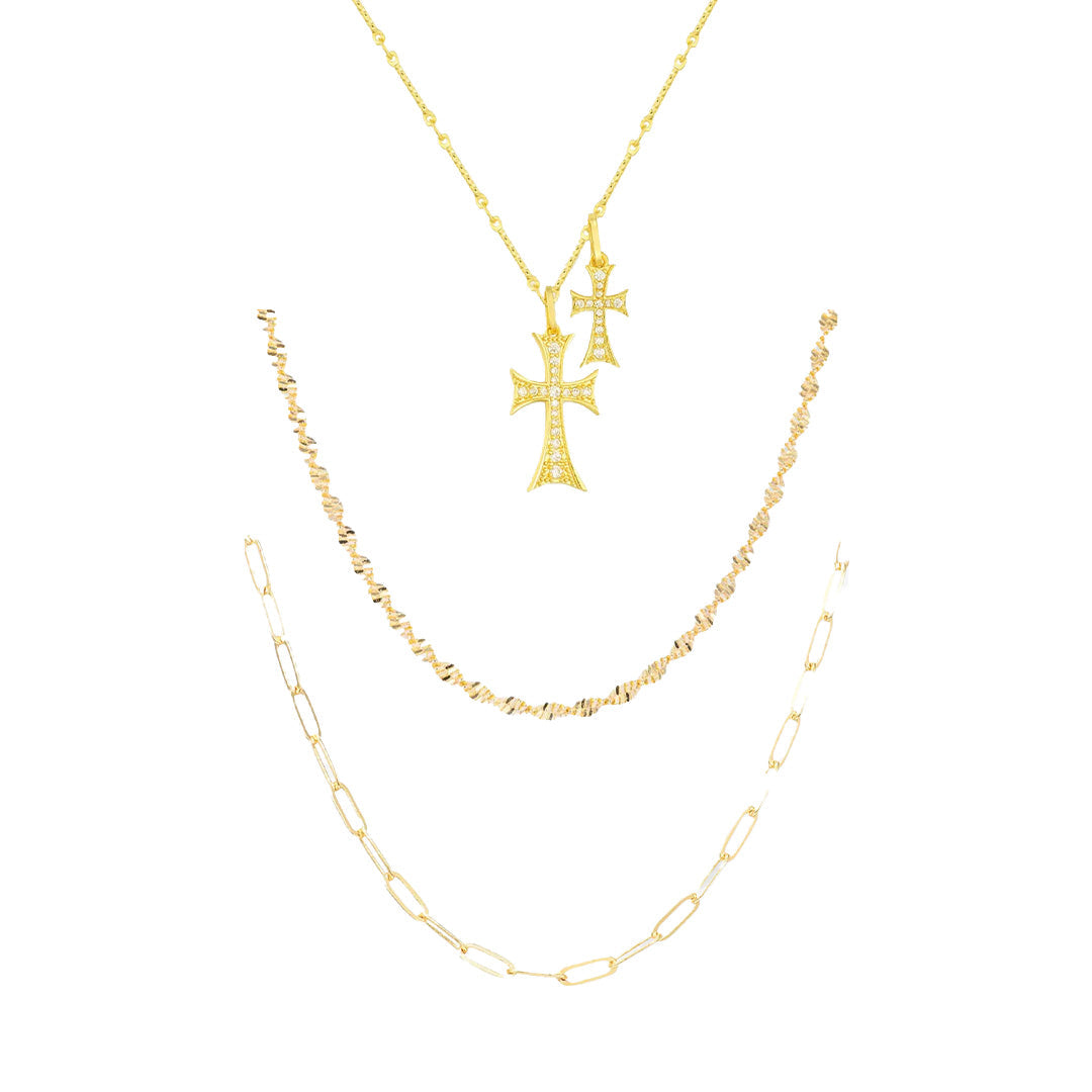 Evry Day Bundle : 3 Piece Necklace Bundle - EVRYJEWELS