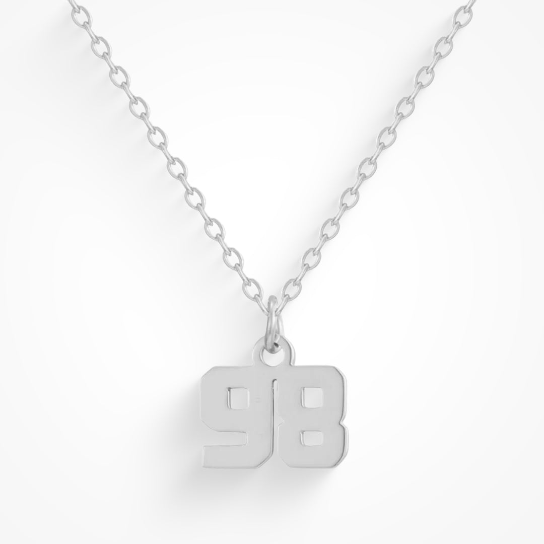 Custom/Personalized Number Pendant Necklace - EVRYJEWELS