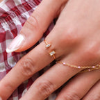 Frosted Duet Ring - EVRYJEWELS