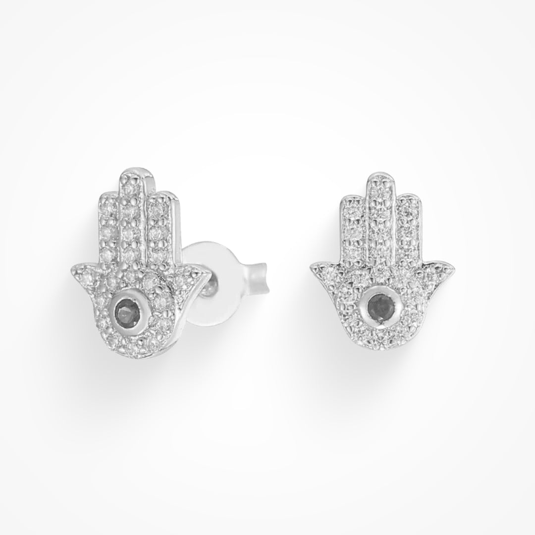 Hamsa Earrings - EVRYJEWELS