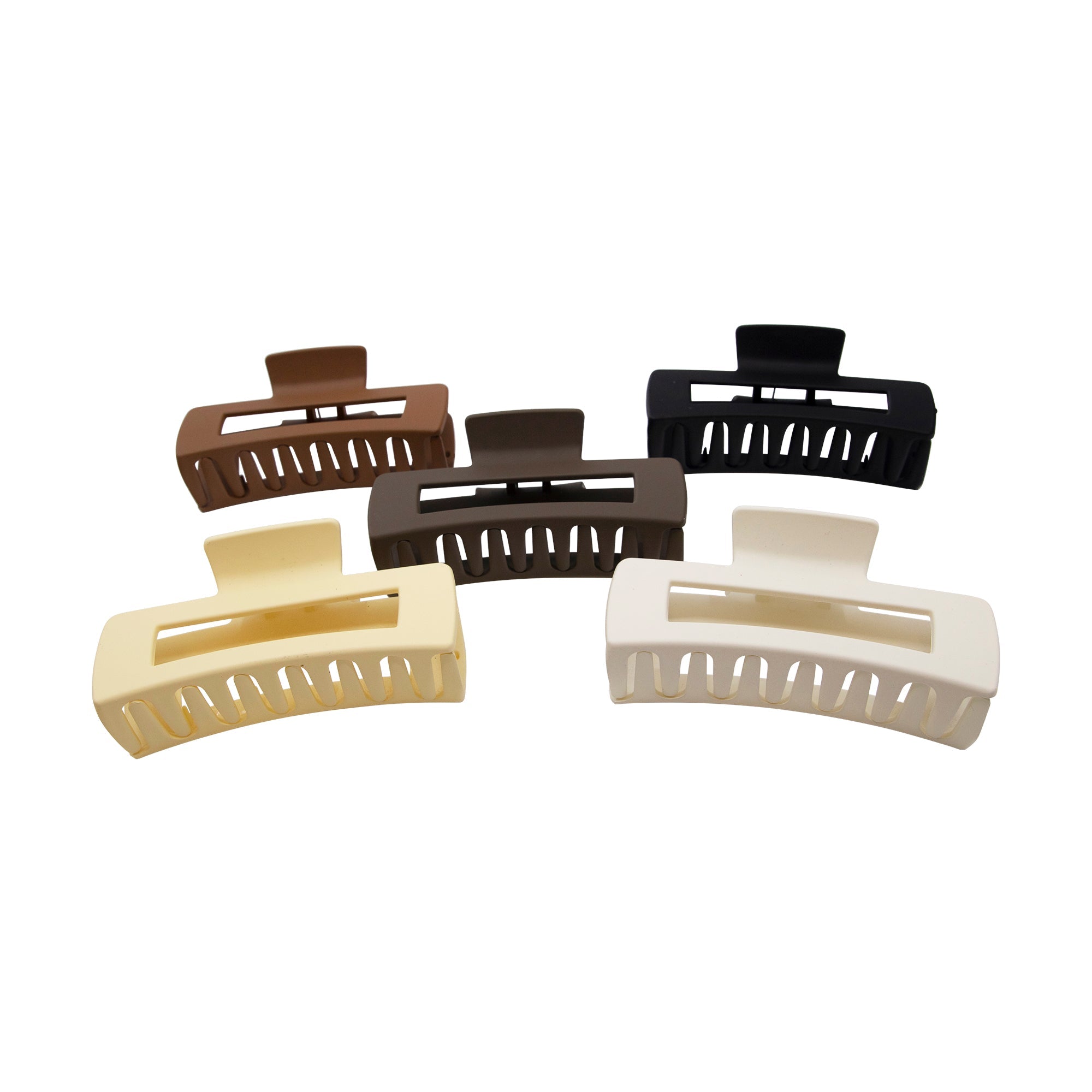 Soft Girl Claw Clips 5-Pack Set